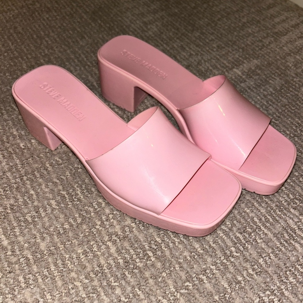 Womens pink Steven Madden Harlin sandals size 7